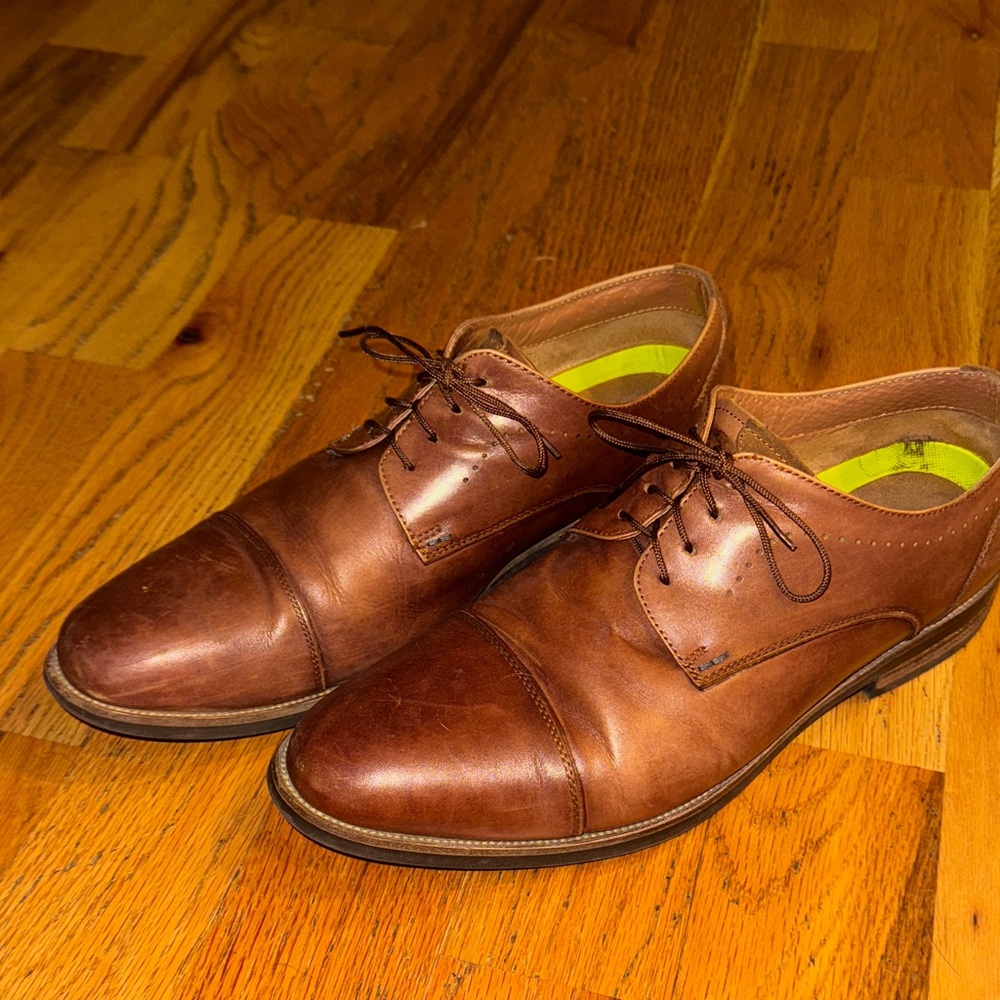 Florsheim Brown Leather Oxfords